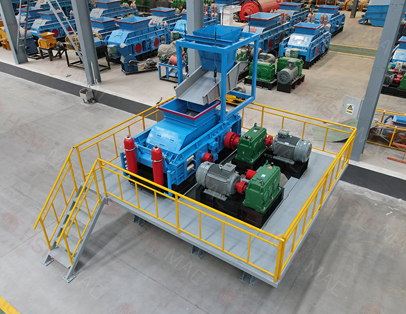 處理鋁礬土用液壓對輥制砂機出料穩在1-5mm,干濕都可